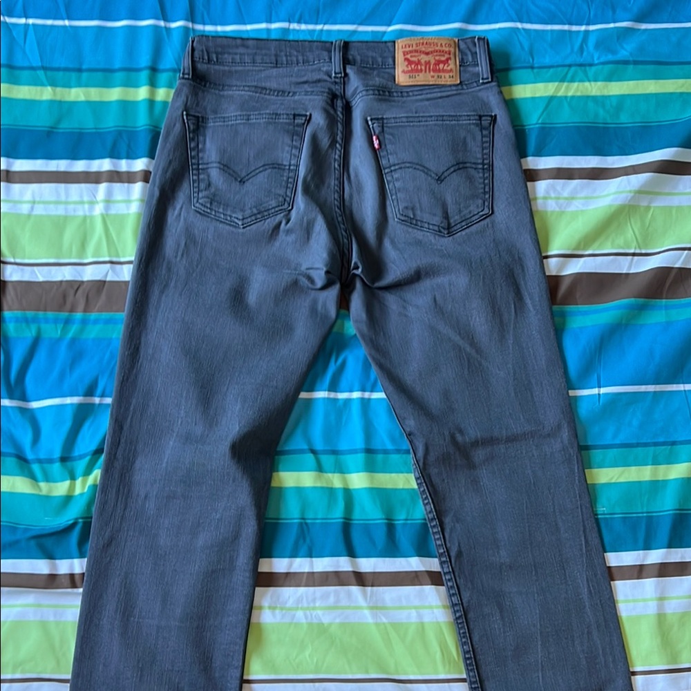 Mens Levi's 511 Grey Jeans - 32x34